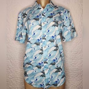 Dolphins pattern Shortsleeve Shirt